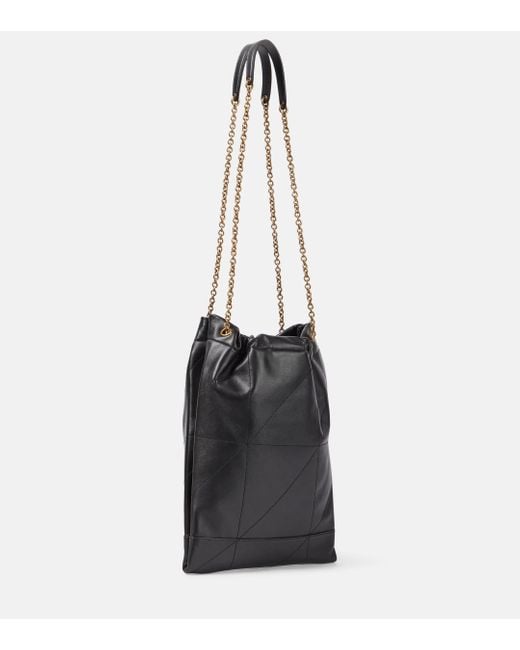 Saint Laurent Black Jamie 4.3 Pochon Leather Bucket Bag