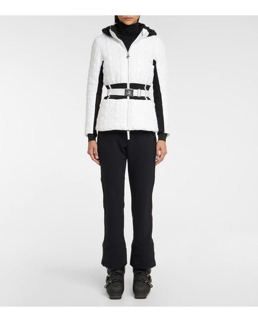 Jet Set White Audrey Padded Ski Jacket