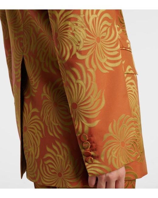 Blazer di Dries Van Noten in Brown