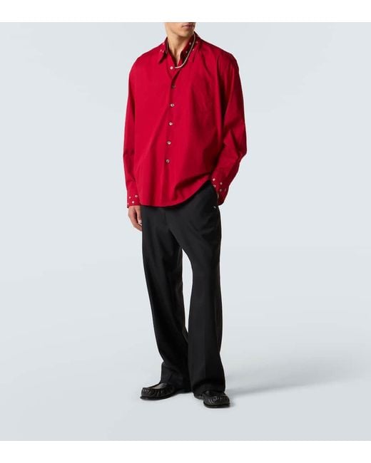 Camicia Above di Our Legacy in Red da Uomo