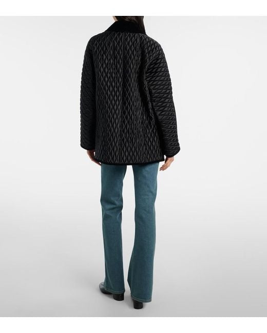 Burberry Blue Check Flared Jeans