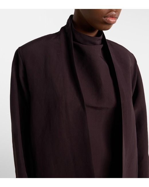 Alaïa Black Poplin Jacket