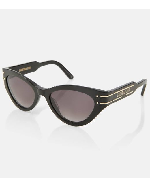 Dior Brown Diorsignature B7I Cat-Eye Sunglasses