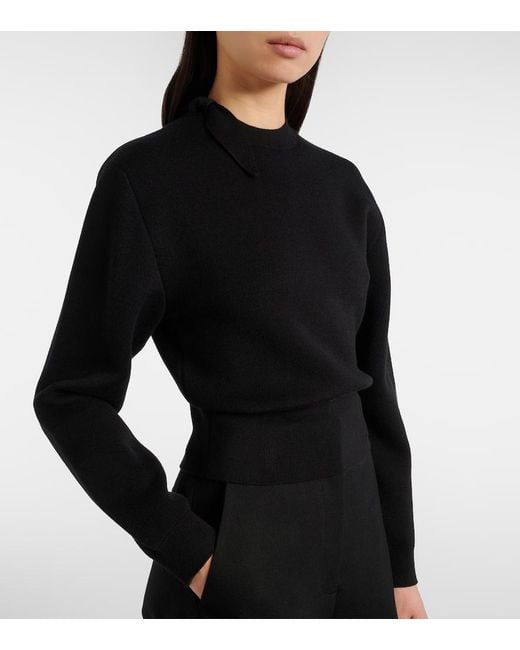 Givenchy Blue Bow-Detail Sweater