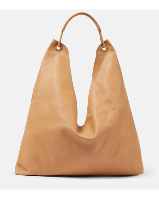 The Row Natural Bindle Leather Tote Bag