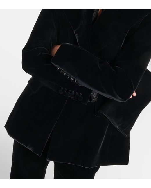 Blazer en velours Nina Ricci en coloris Black
