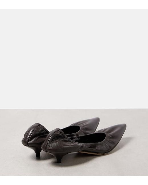 The Row Black Pumps Liisa Aus Leder