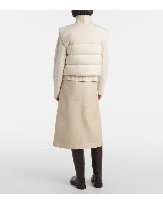 Joseph Natural Puffer Vest