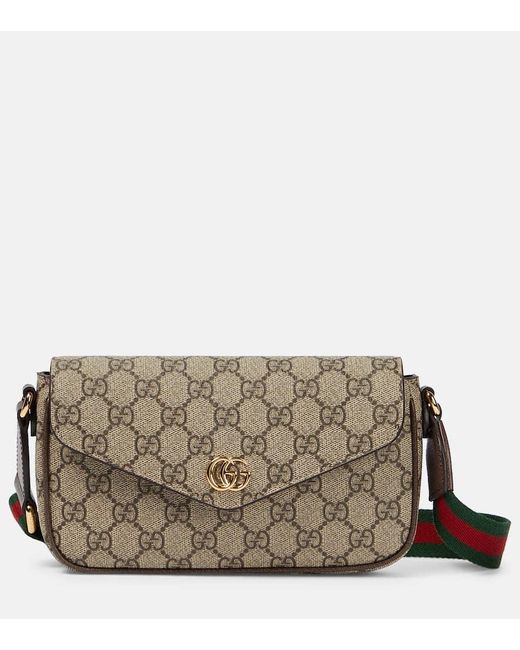 Gucci Ophidia Mini Gg Canvas Crossbody Bag Lyst