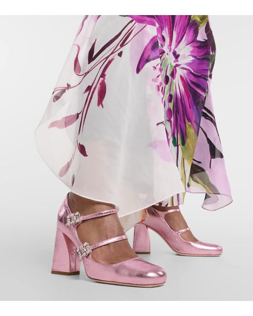 roger vivier tres vivier patent leather pumps