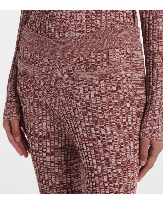 Rabanne Red Knitted Culottes