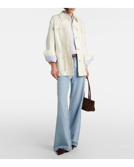 Ralph Lauren Natural Sydney Linen Field Jacket