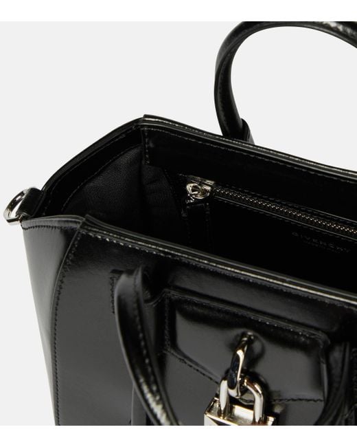 Sac Antigona Lock Mini en cuir Givenchy en coloris Black