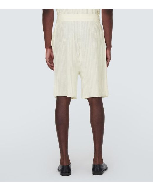 King & Tuckfield Natural Wool Shorts for men