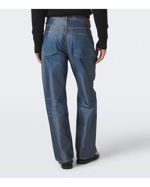 Our Legacy Blue Third Cut Straight Jeans for men