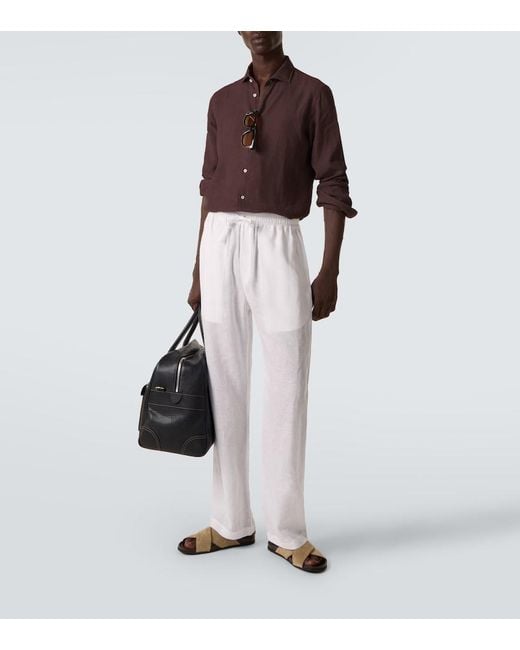 Camicia di Fedeli in Brown da Uomo