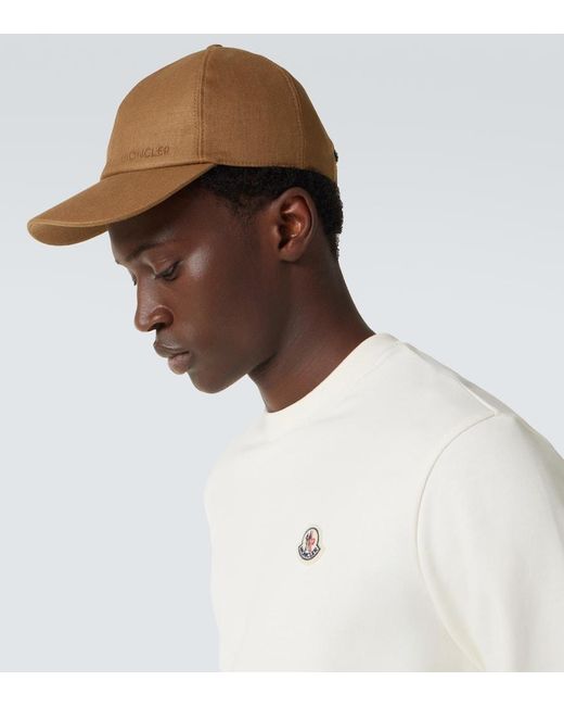 Moncler Baseballcap in Natural für Herren