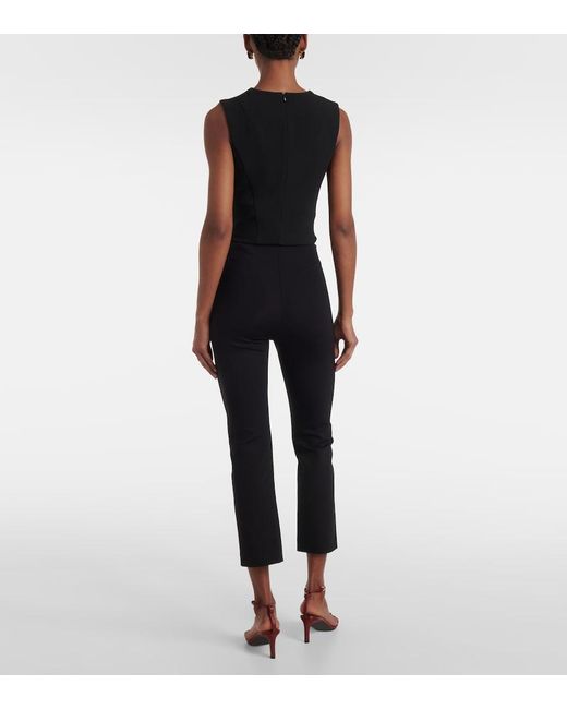 FFORME Blue Shim Cropped Jersey Slim Pants