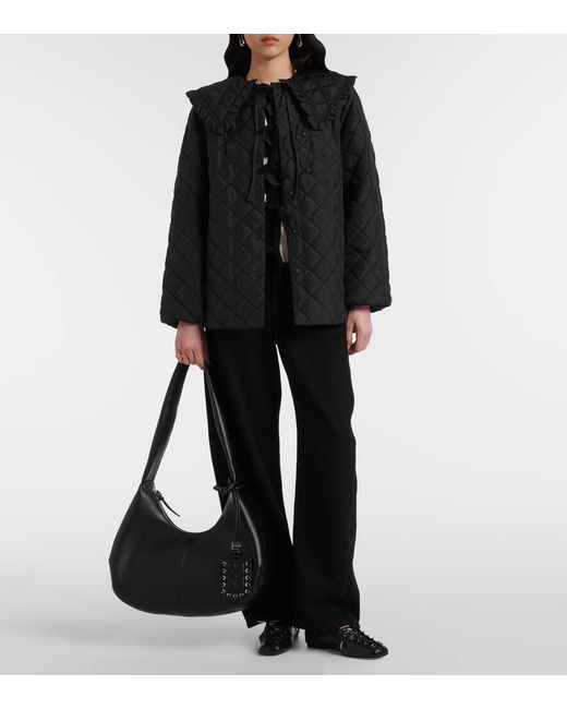 Ganni Black Medium Shoulder Bag