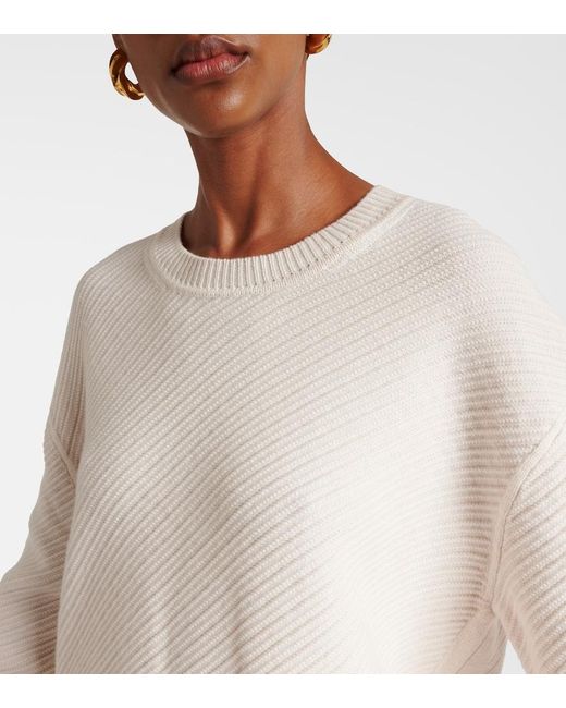 Joseph Natural Ribbed-Knit Wool-Blend Sweater