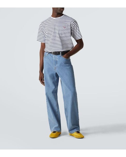 Prada Yellow Re-Nylon And Suede Collapse Sneakers for men