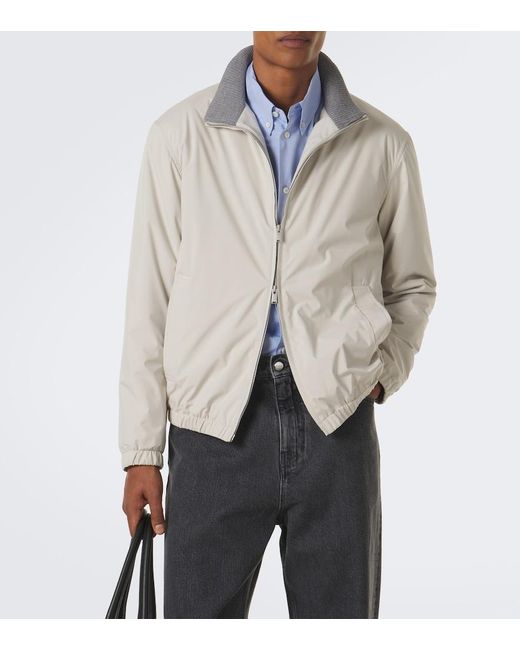 Lardini White Technical Jacket for men