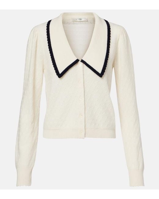 FRAME Natural Cardigan Sailor Aus Kaschmir