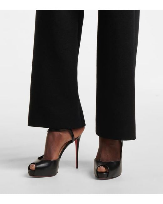 Louboutin peep toe pumps best sale