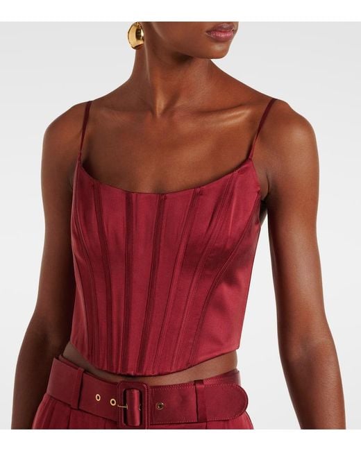 Bustier di Zimmermann in Red