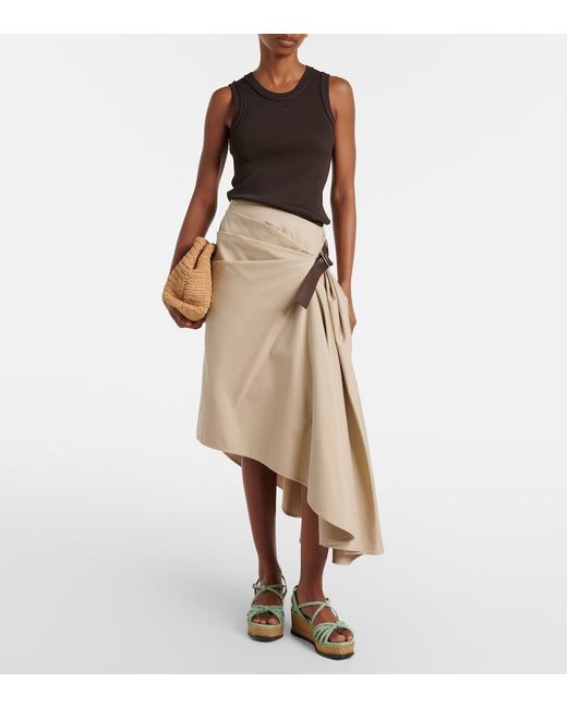 Jimmy Choo Green Nyra Braided Leather Espadrille Wedges