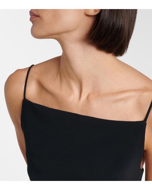 Givenchy Black Belted Cady Minidress