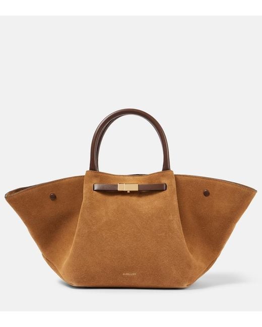 Sac New York Midi En Daim DeMellier London en coloris Brown
