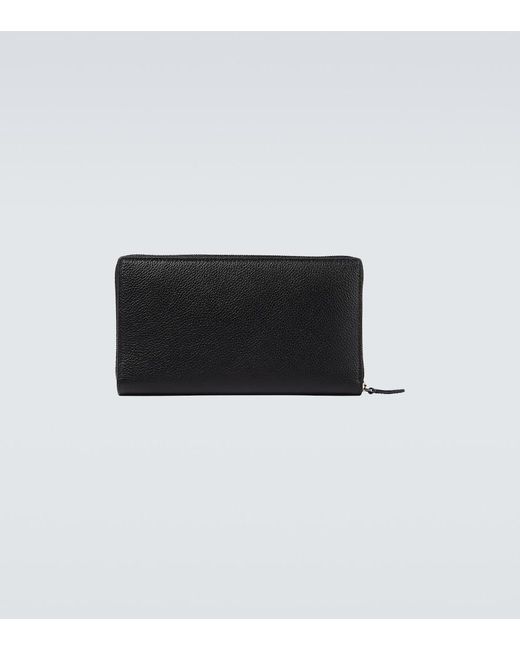 Balenciaga Black Cash Leather Wallet for men