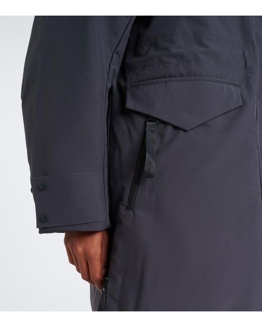 Adidas By Stella McCartney Blue Hooded Parka