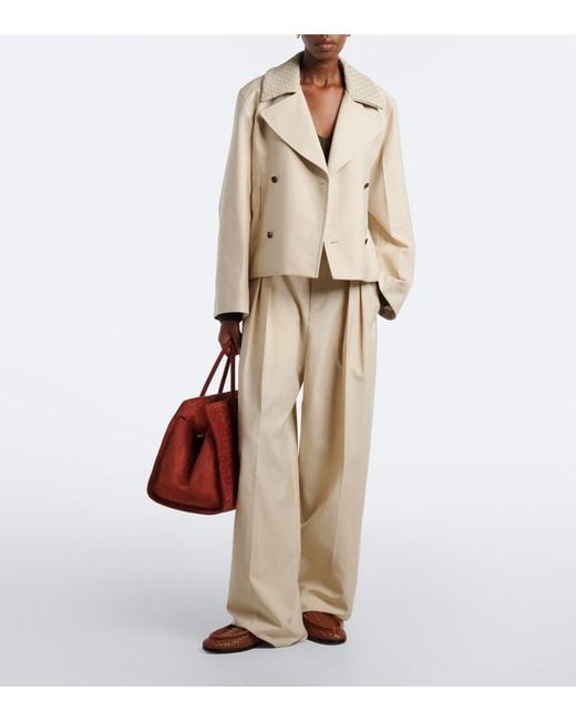 Bottega Veneta Brown Silenzio Intrecciato Leather Loafers
