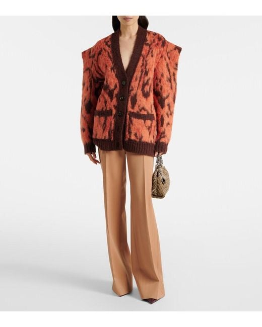 Stella McCartney Red Printed Sweater Vest