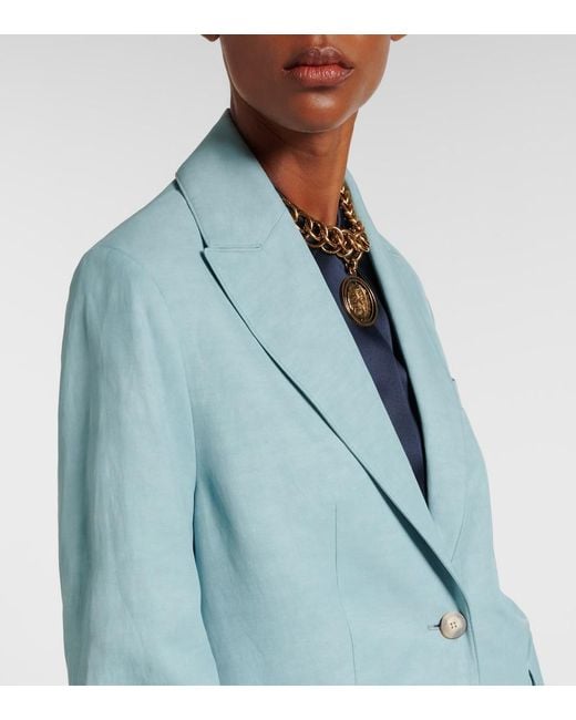 Blazer Rochd De Chambray Joseph de color Blue