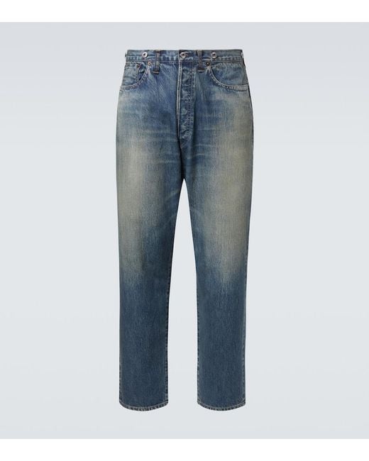 A.PRESSE Blue No. 22 Straight Jeans for men