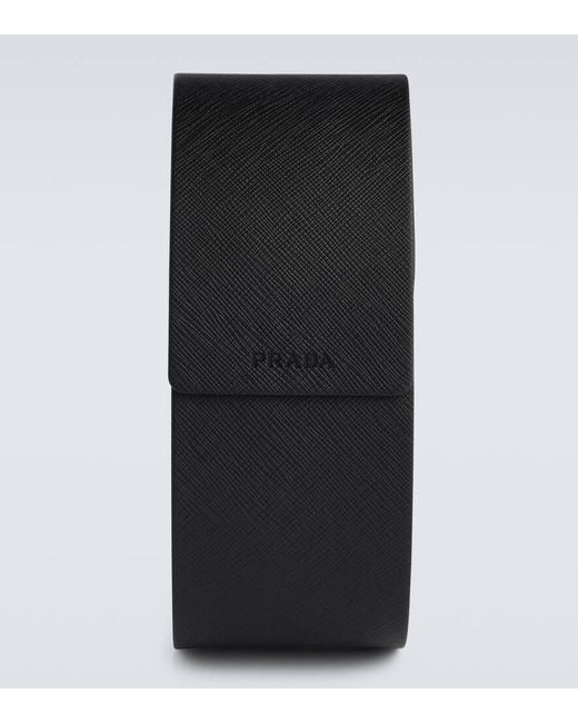 Prada Gray Rectangular Sunglasses for men