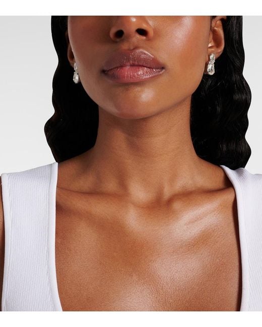 Jennifer Behr Metallic Nadia Crystal Earrings