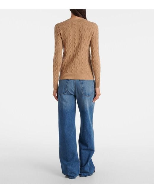 Polo Ralph Lauren Brown Julianna Wool And Cashmere Sweater