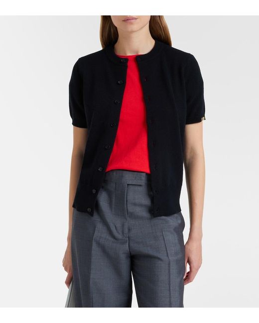 Extreme Cashmere Black N°399 Flyer Cashmere Cardigan