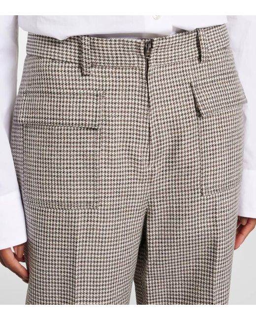 Pantalones Flared Mouline Laumiere Joseph de color Gray