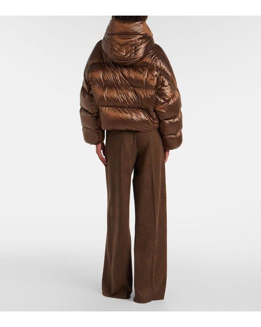 Max Mara Brown The Cube Daunenjacke Spaceca