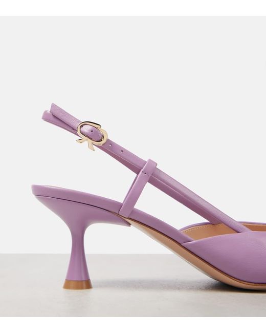 Escarpins Ascent 55 En Cuir Gianvito Rossi en coloris Pink