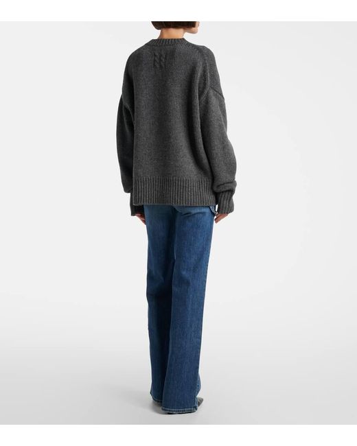 Nili Lotan Black Donnika Wool And Cashmere Sweater