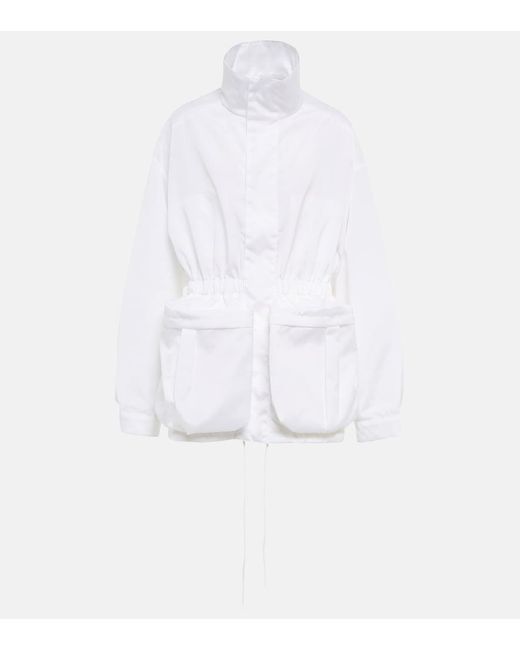 Wardrobe NYC White Utility Parka