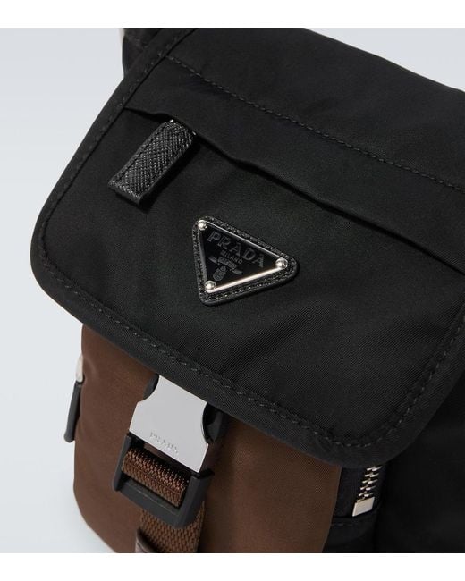 Prada White Re-Nylon Phone Pouch for men