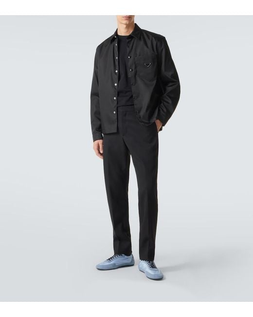 Prada Black Re-Nylon Shirt Jacket for men