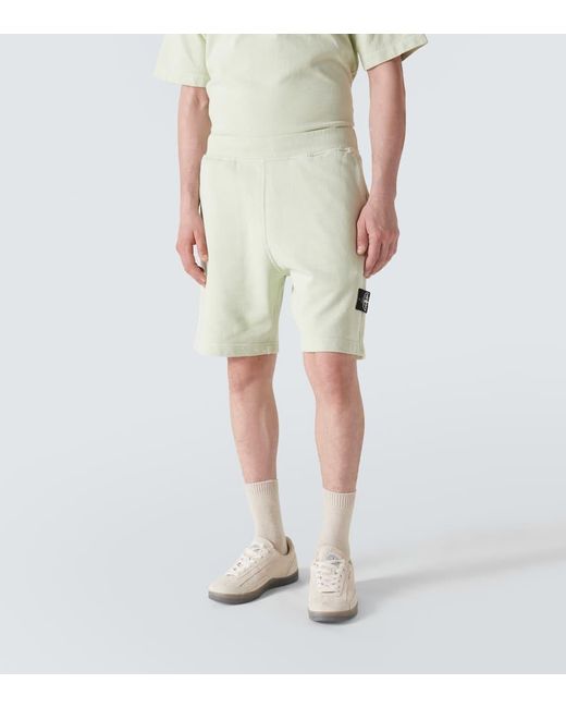 Shorts Tinto Terra de jersey de algodon Stone Island de hombre de color Natural